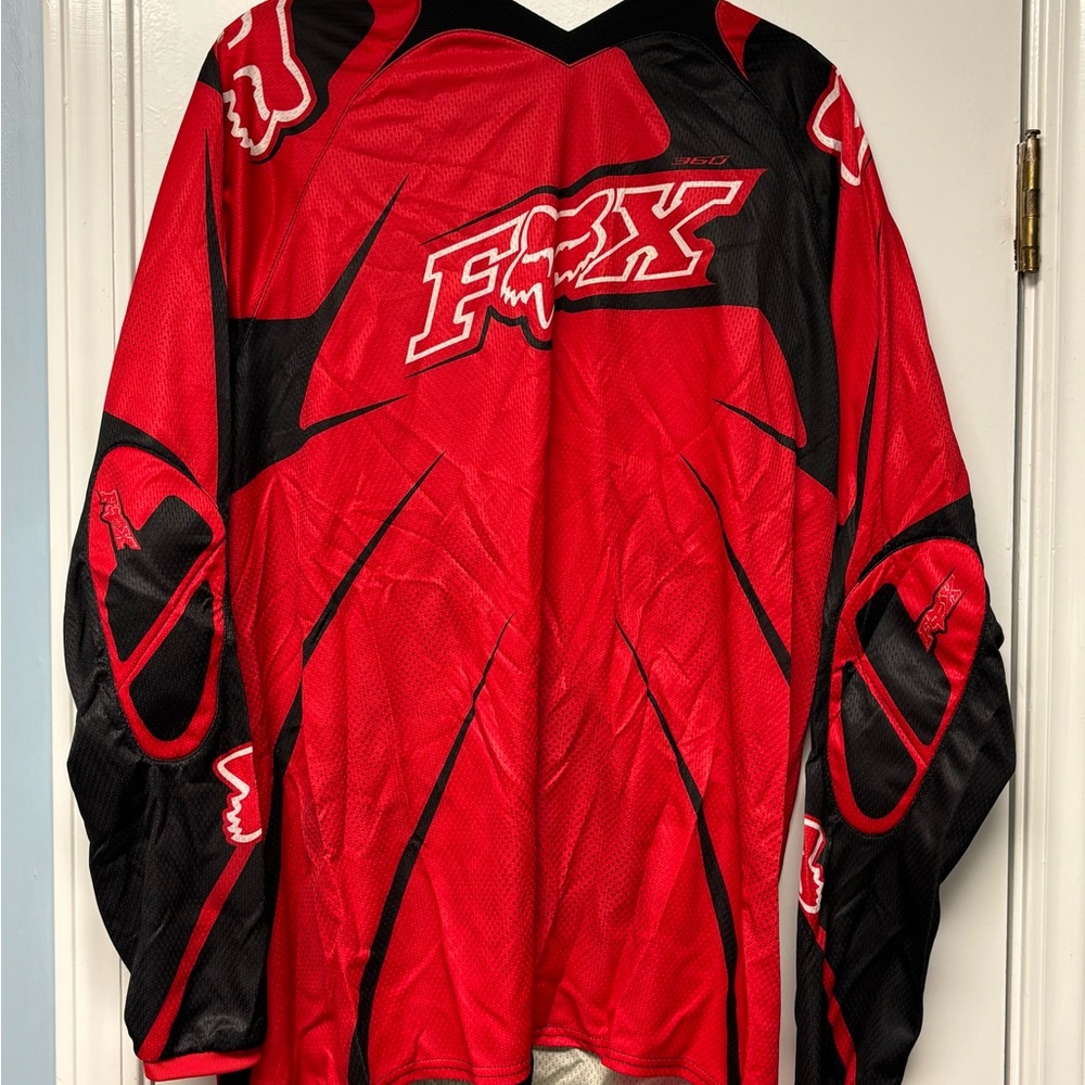 Fox Racing Red and Black Jersey